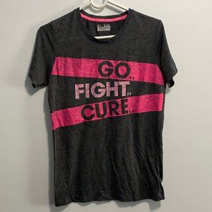 Under Armour Grey Go Fight Cure T Shirt Size‎ M